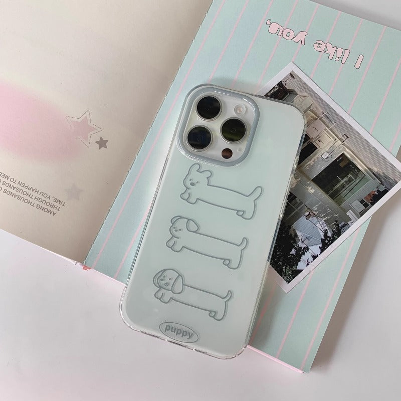 Mint Puppy Outline Case