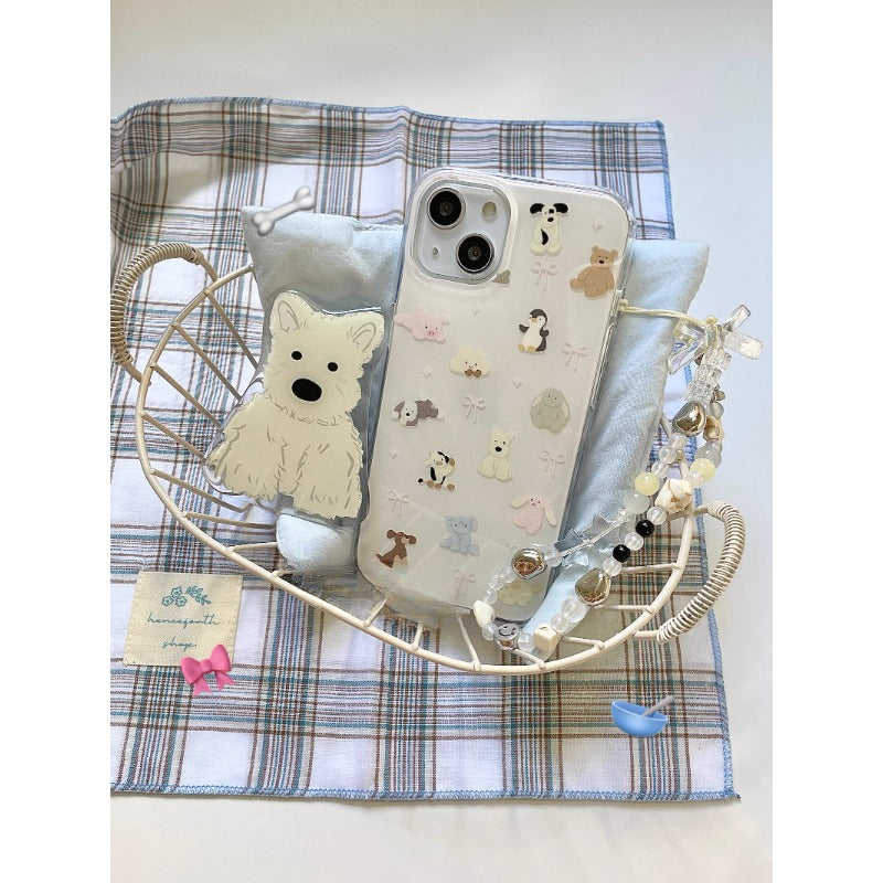 Clear Pastel Animal Case