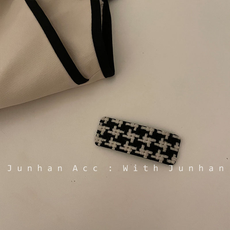 Modern Tweed Hair Clip