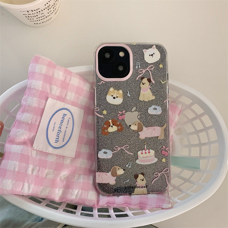 Cute Bear and Dog Phone Case