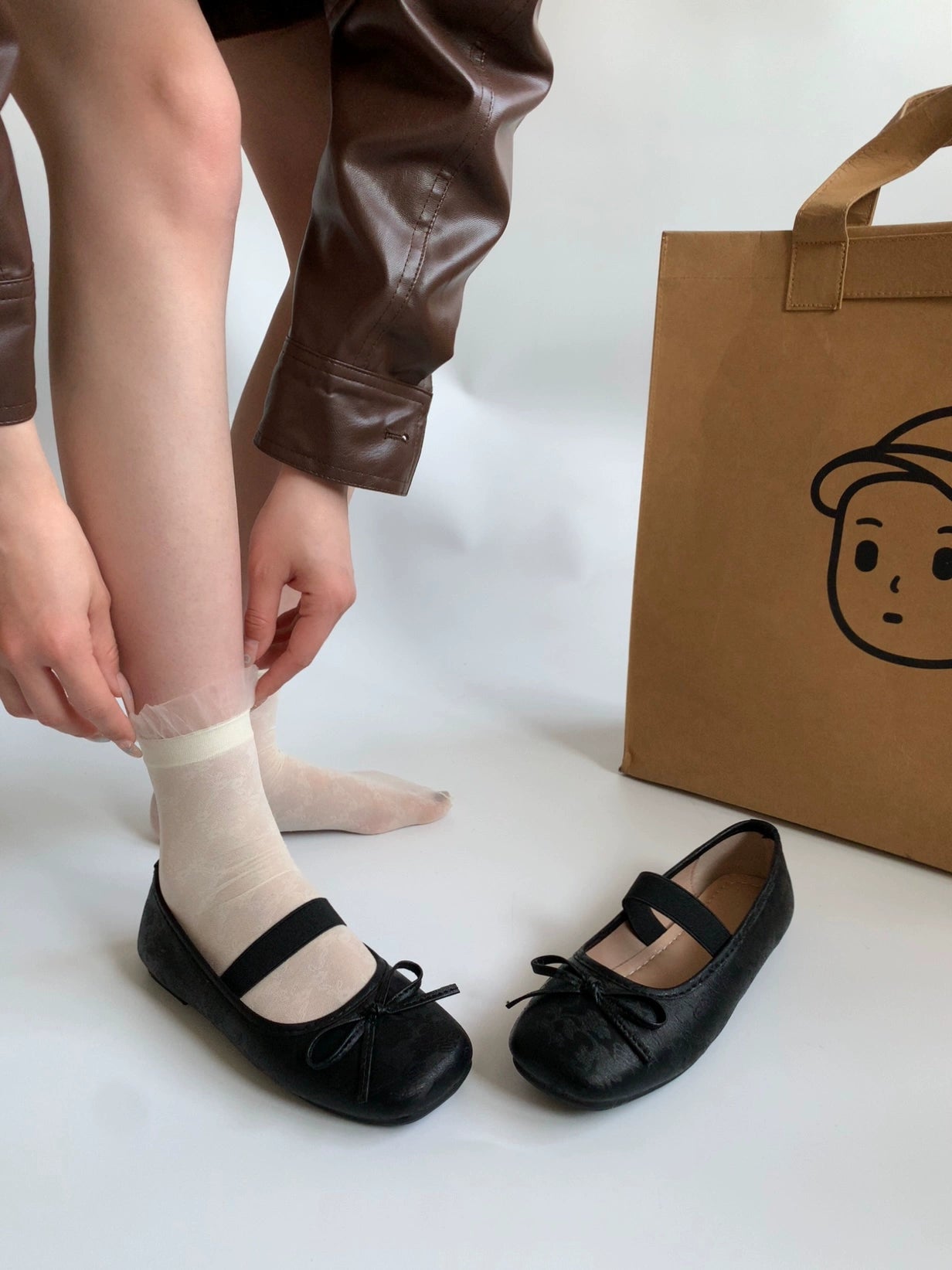 Classic Bowknot Mary Jane Flats