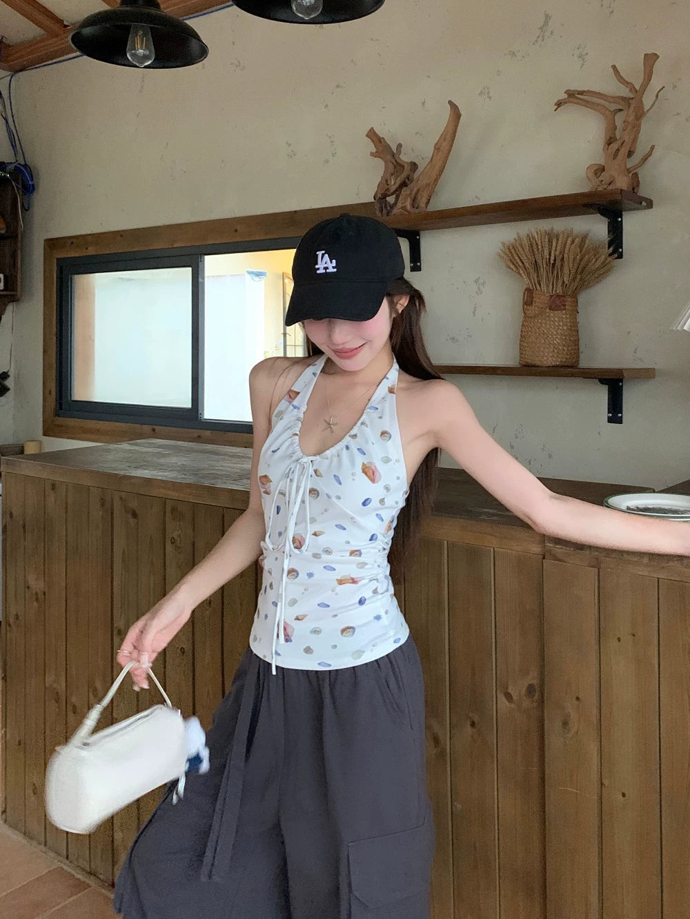 Casual Halter Cargo Set
