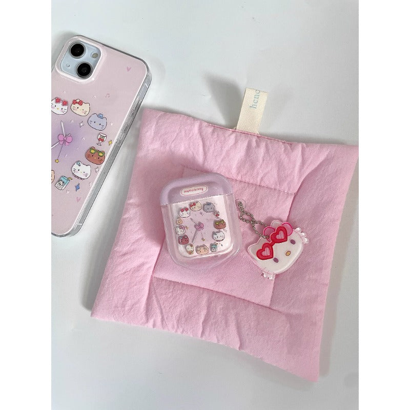 Pink Cartoon AirPods Case