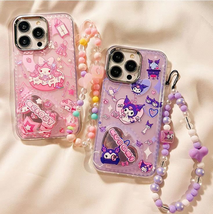 Sanrio Heart Mirror Case