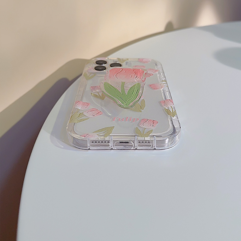 Sunny Tulip Transparent Case