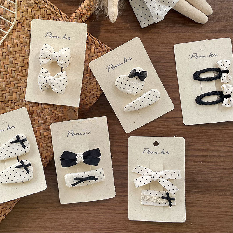 Chic Polka Dot Clips