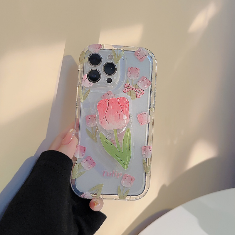 Sunny Tulip Transparent Case