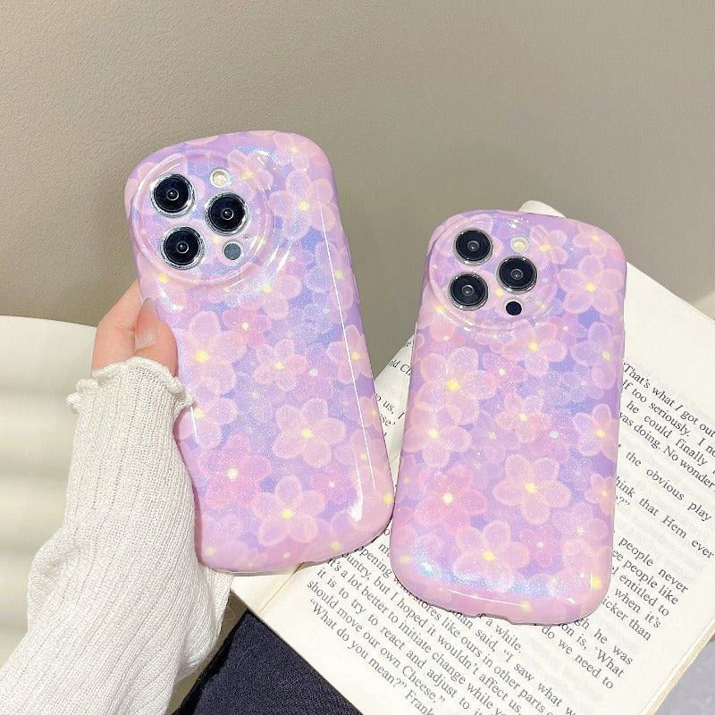 Lilac Flower Print Case