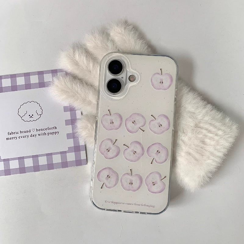 Lavender Apple Print Case