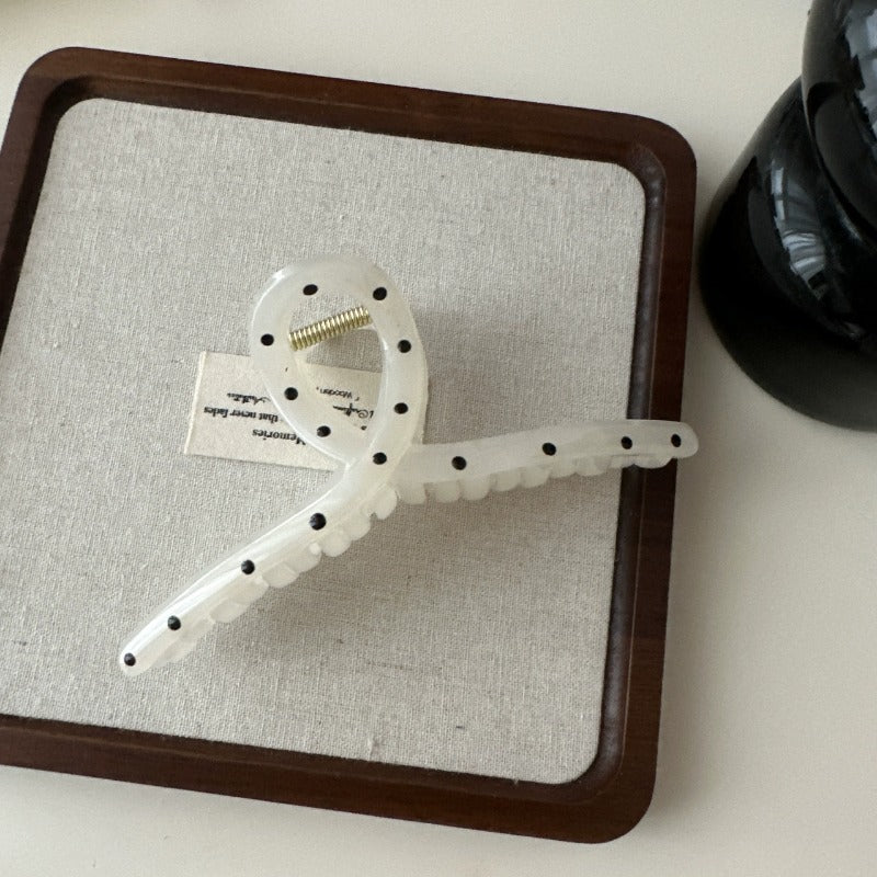 Polka Dot Hair Clips