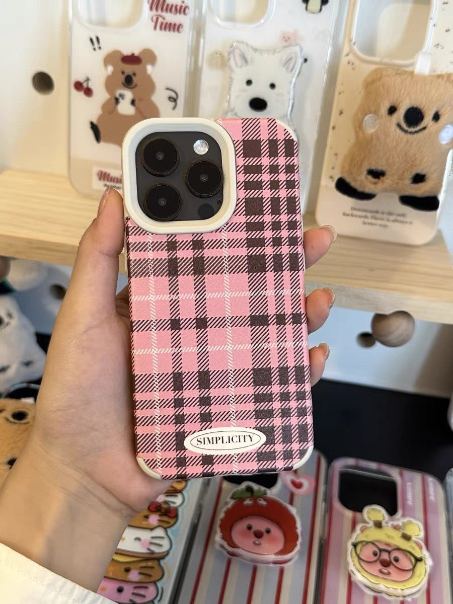 Pink Grid Case