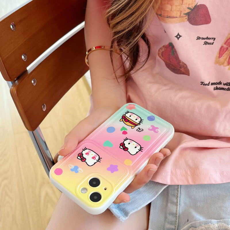 Kidcore Gradient Kitty Case