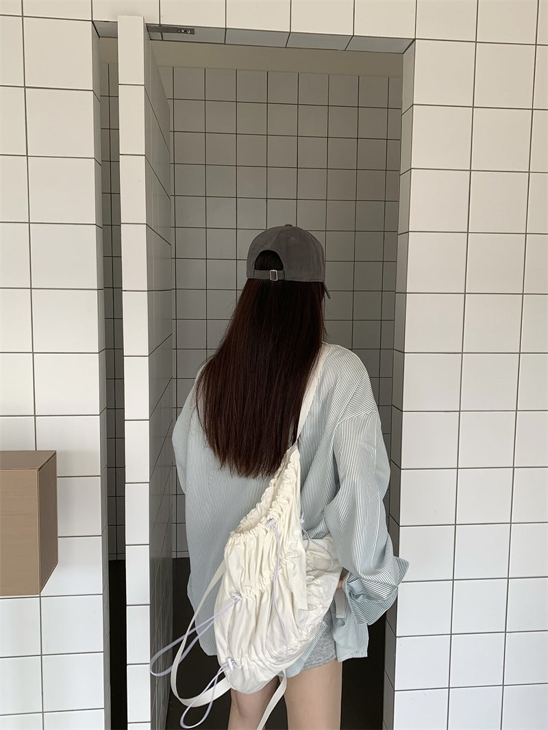 Stripes Basic Oversized Blouse