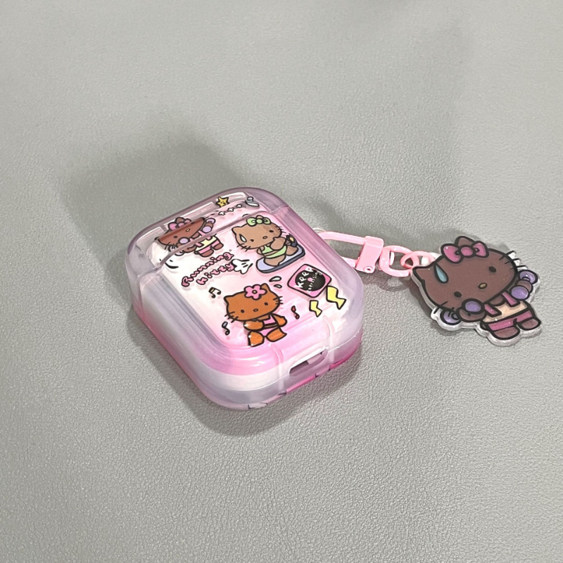 Workout Hawaii Kitty Airpods Case