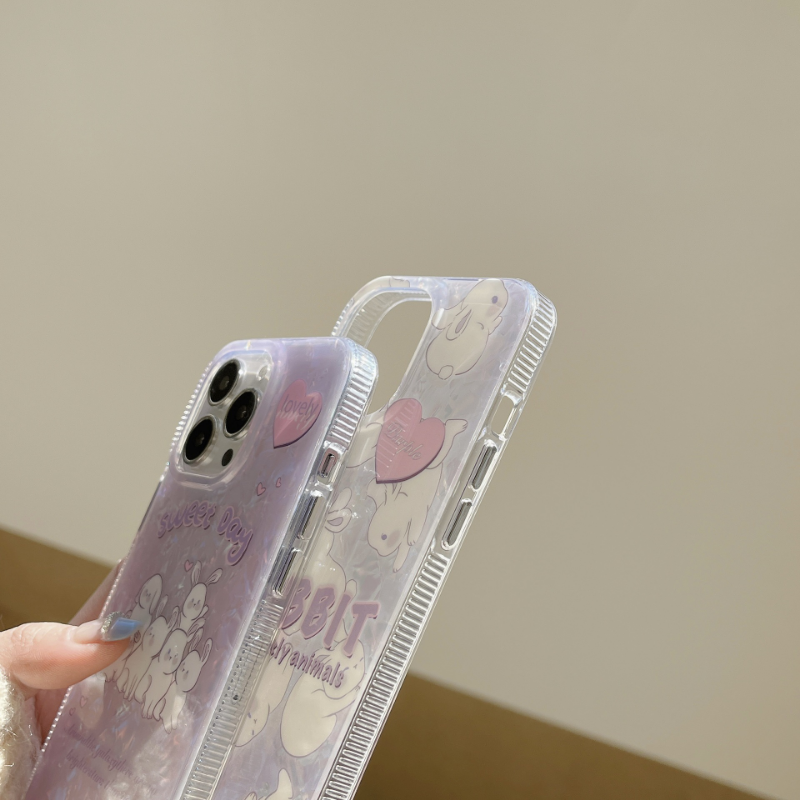 Lilac Shelllike Bunny Case