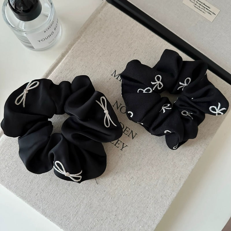 Elegant Bow Knit Crew Hair Clip