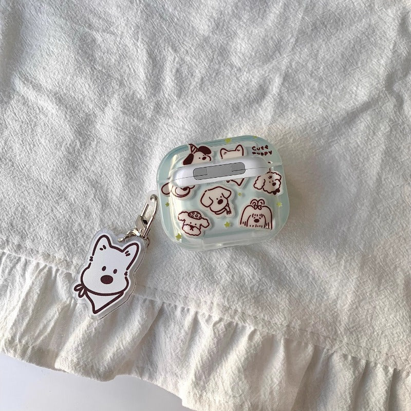 Cute Puppy Doodle AirPods Case