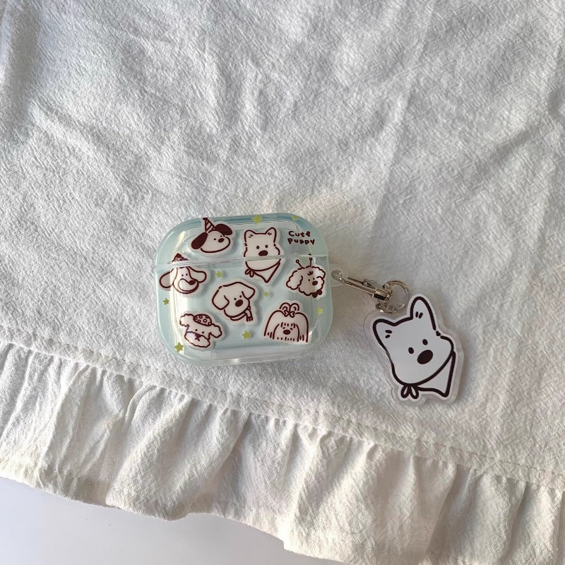Cute Puppy Doodle AirPods Case