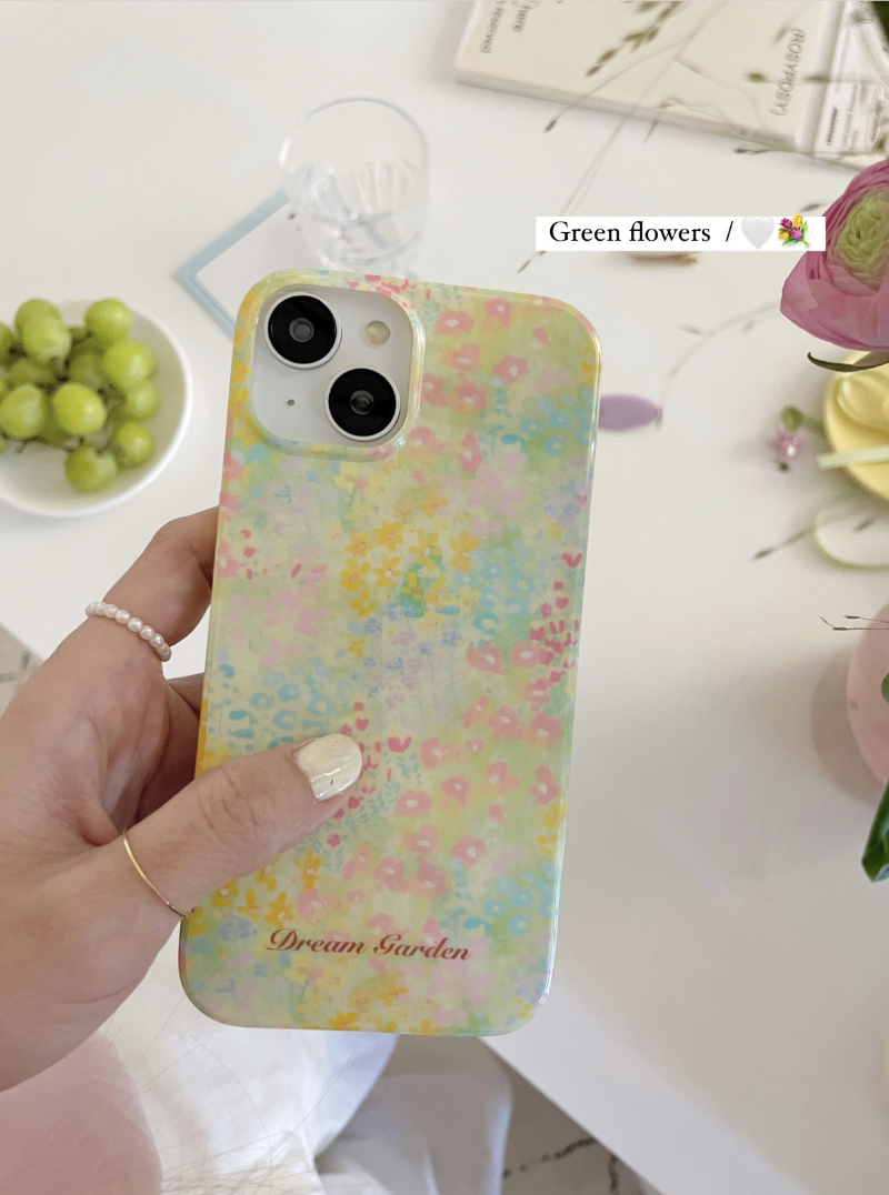 Yellow Floral Print Case