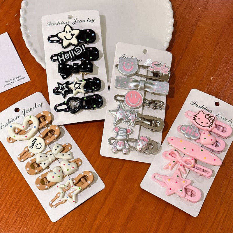 Cute Cartoon Girls Hair Clips