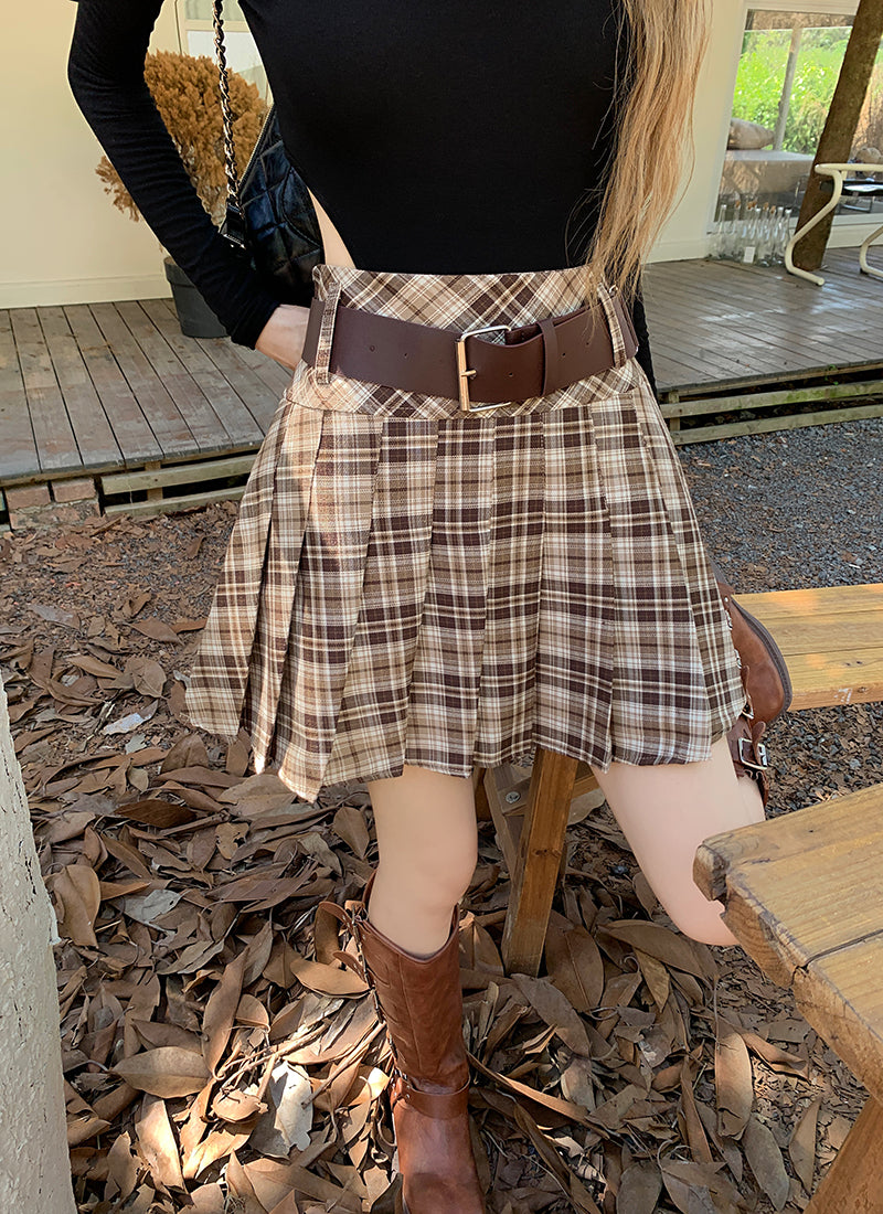 Old School Plaid Skirt