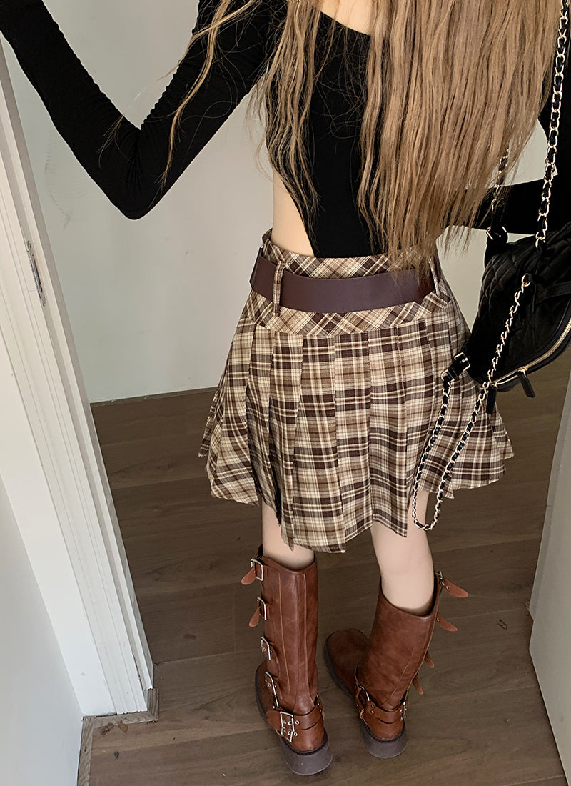 Old School Plaid Skirt