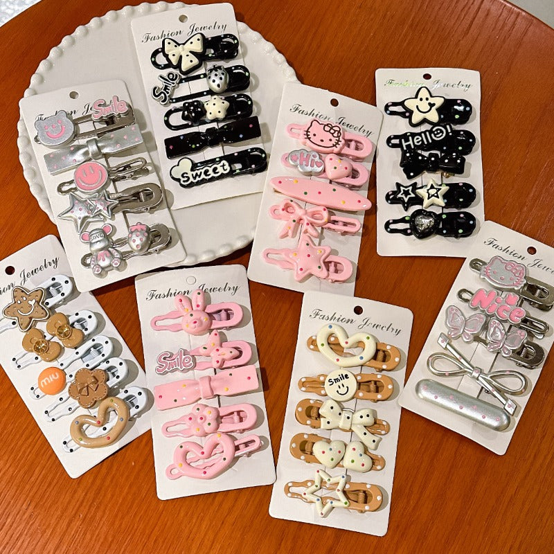 Cute Cartoon Girls Hair Clips