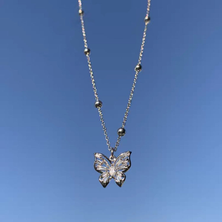 Light Luxury Butterfly Necklace