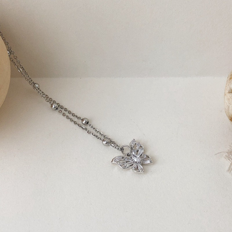 Light Luxury Butterfly Necklace