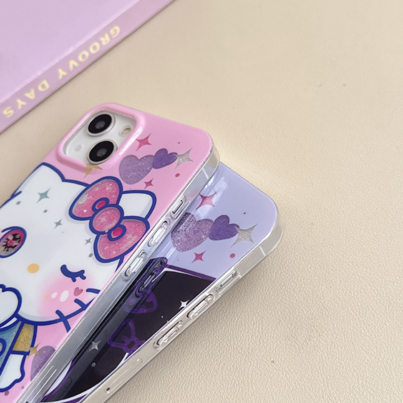 Winking Sanrio Glitter Case