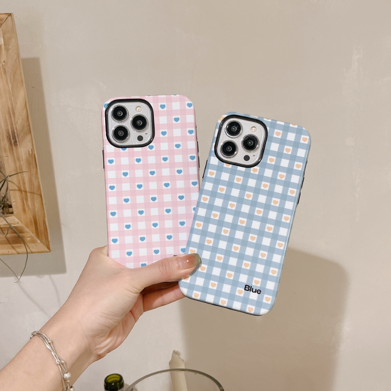 Heart Gingham Case