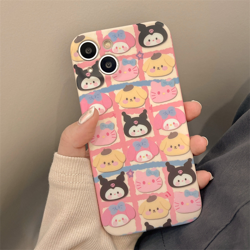 Sanrio Pink Grid Case