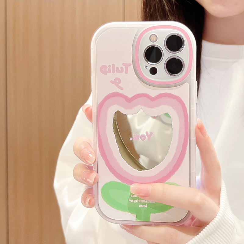 Tulip Mirror Phone Charm Case