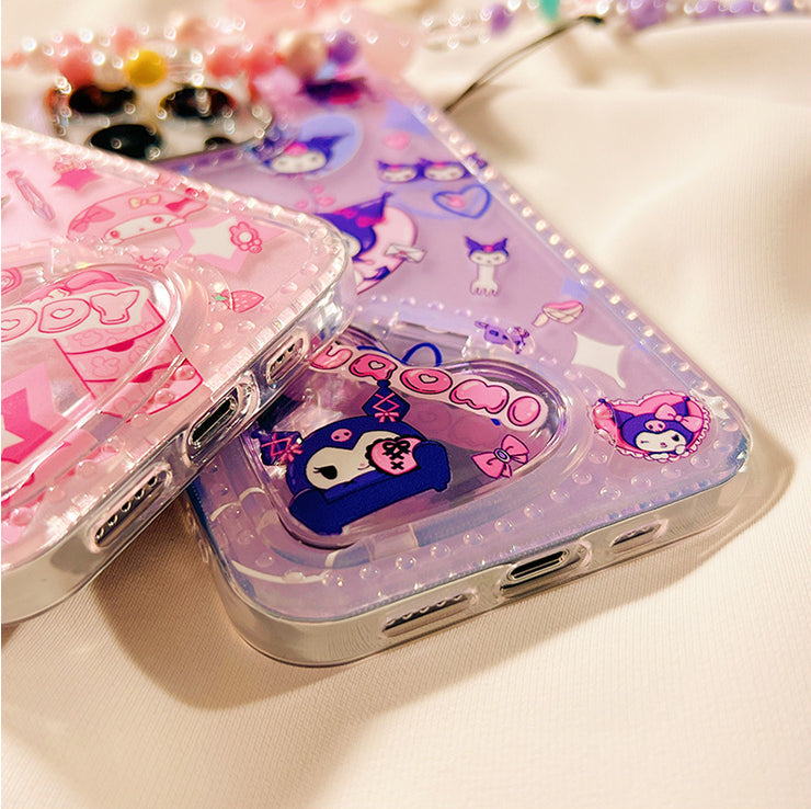 Sanrio Heart Mirror Case