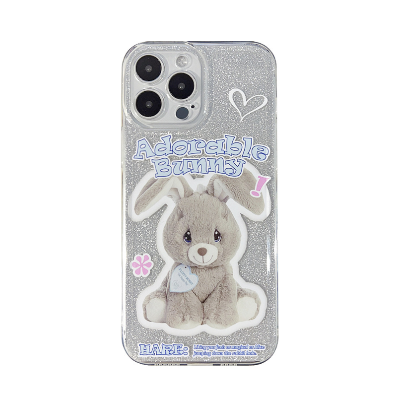 Glitter Sitting Bunny Case