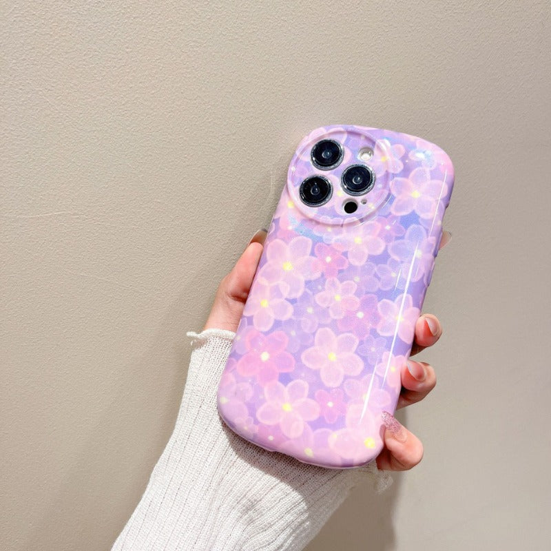 Lilac Flower Print Case