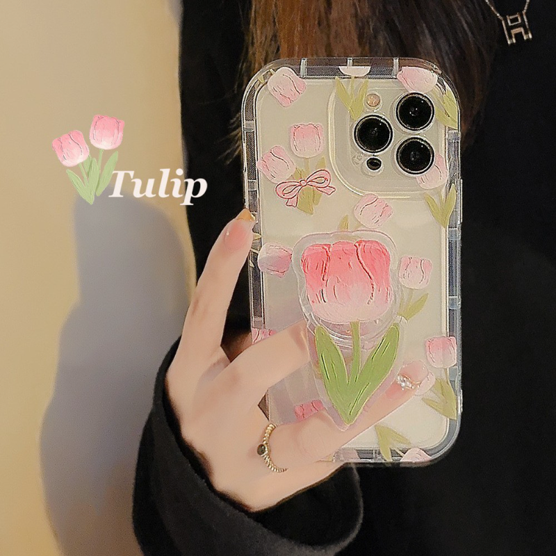 Sunny Tulip Transparent Case