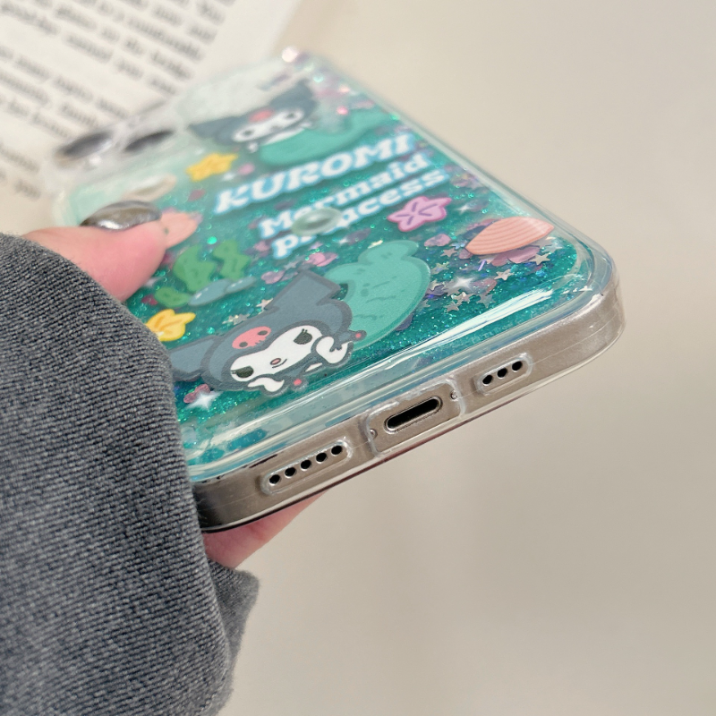 Sea Green Quicksand Kuromi Case