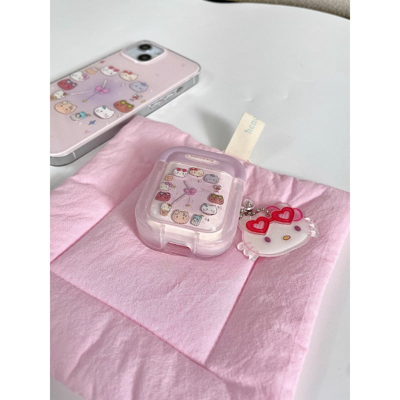 Pink Cartoon AirPods Case