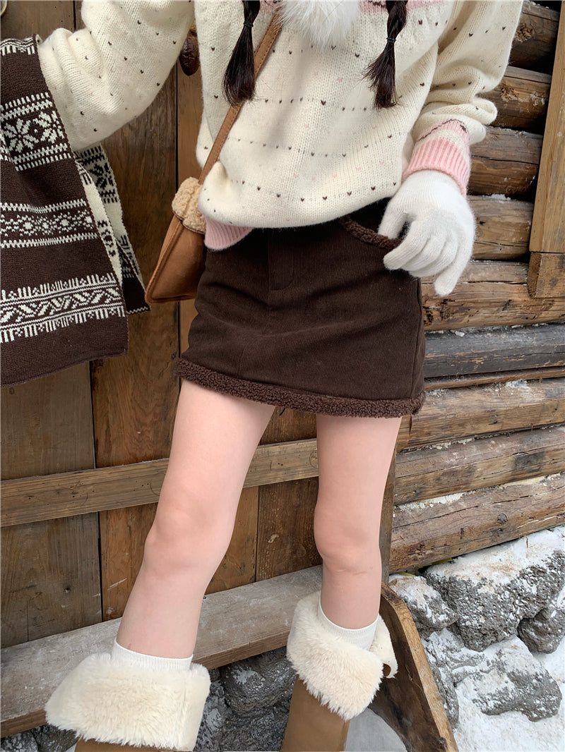 Cozy Corduroy Mini Skirt