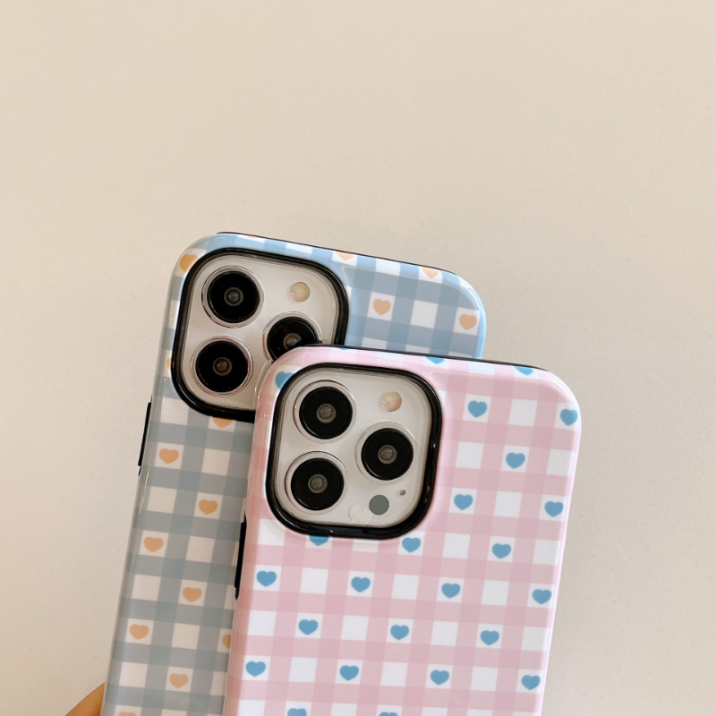 Heart Gingham Case