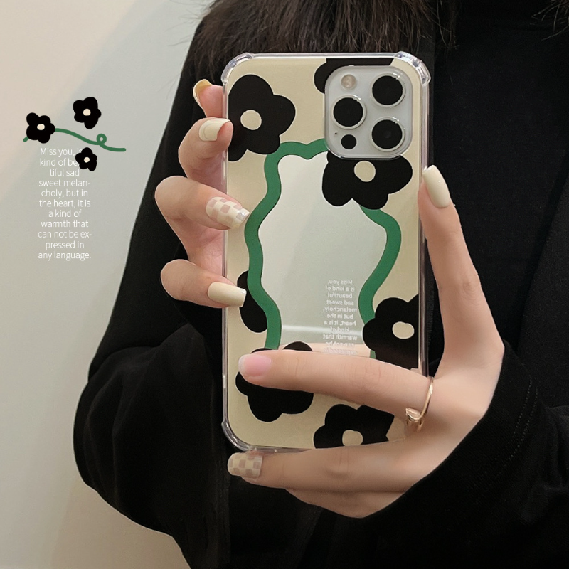 Flower Mirror Case