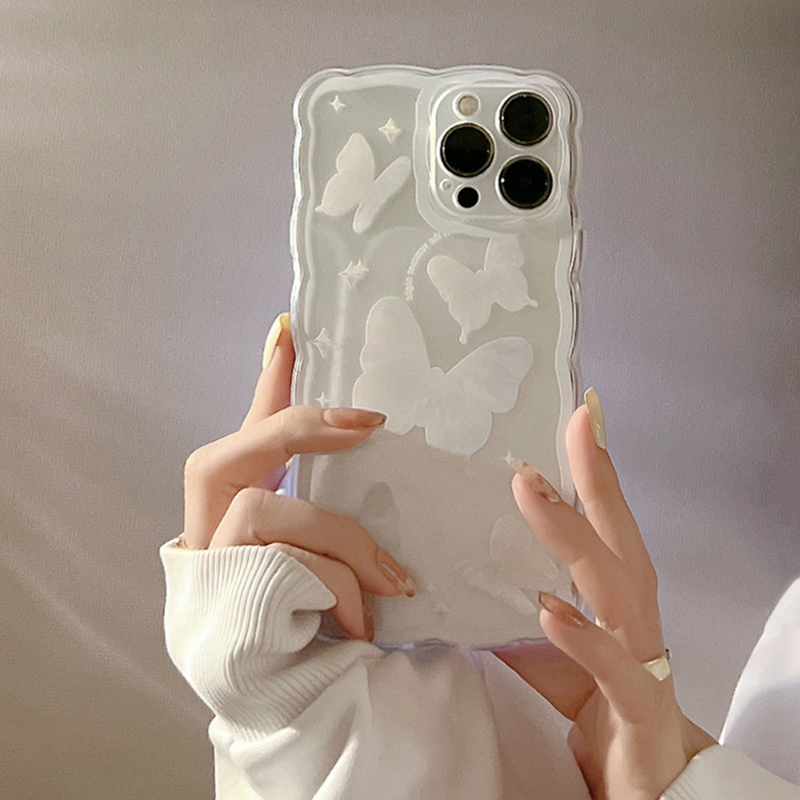 White Flutter Case