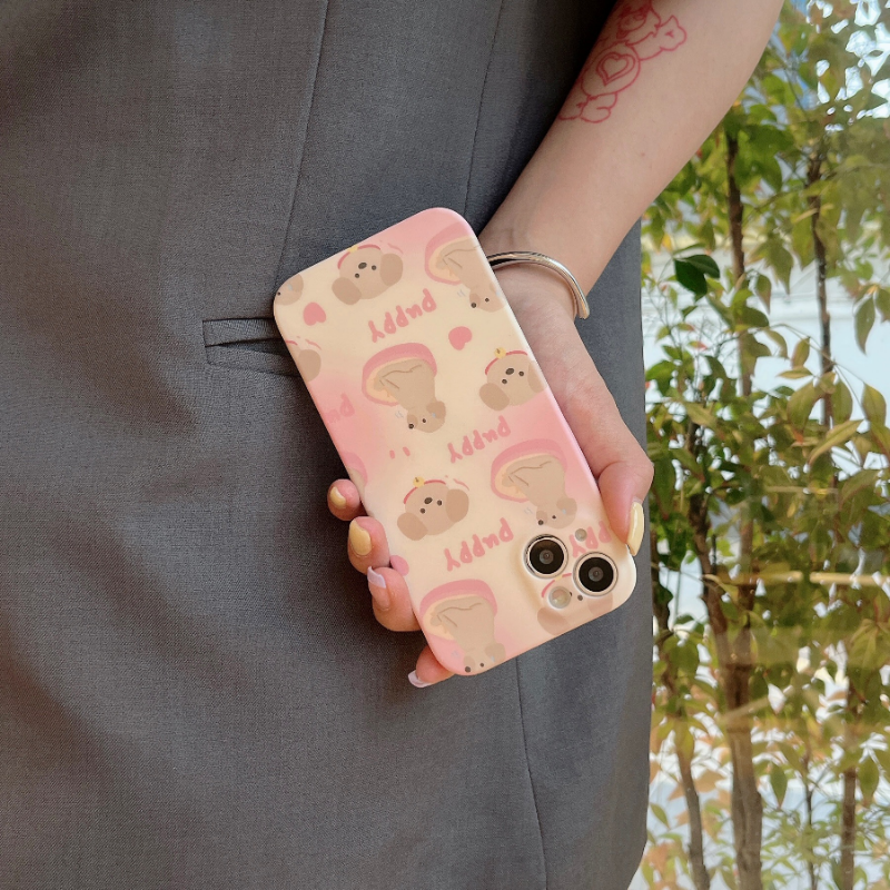 Gradient Pink Pups Case