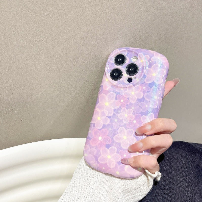 Lilac Flower Print Case