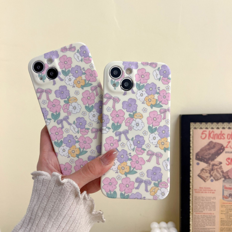 Fresh Pink Purple Floral Case