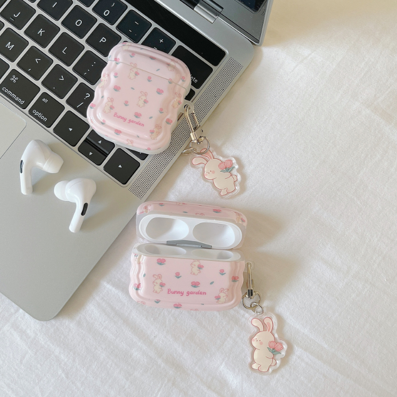 Roses Bunny Airpods Case