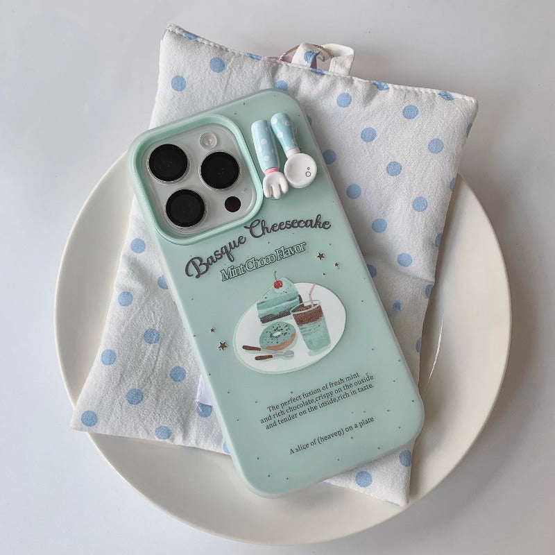 Mint Cheesecake Earbud Case