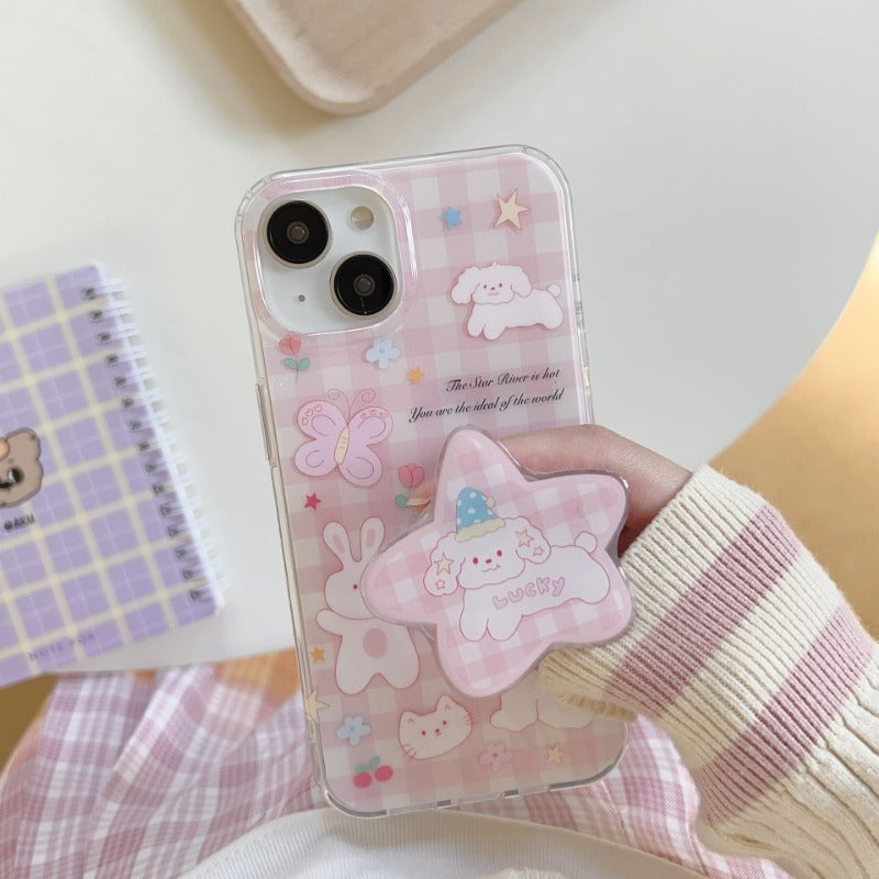 Star Pups Plaid Case