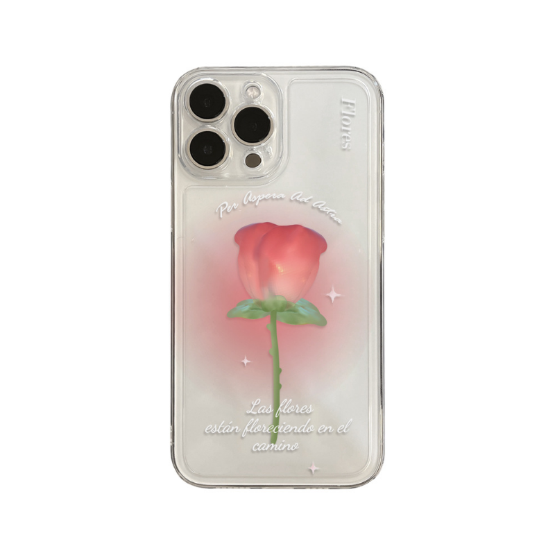 Gradient Tulip Transparent Case